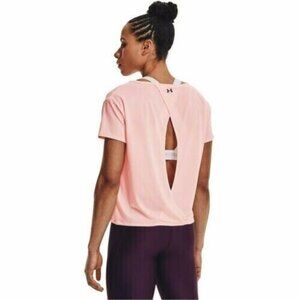 Under Armour Women's UA Tech Open-Back Top pink Size S